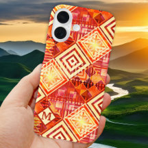 Abstrato Monograma - Capa de telefone Geométrica d