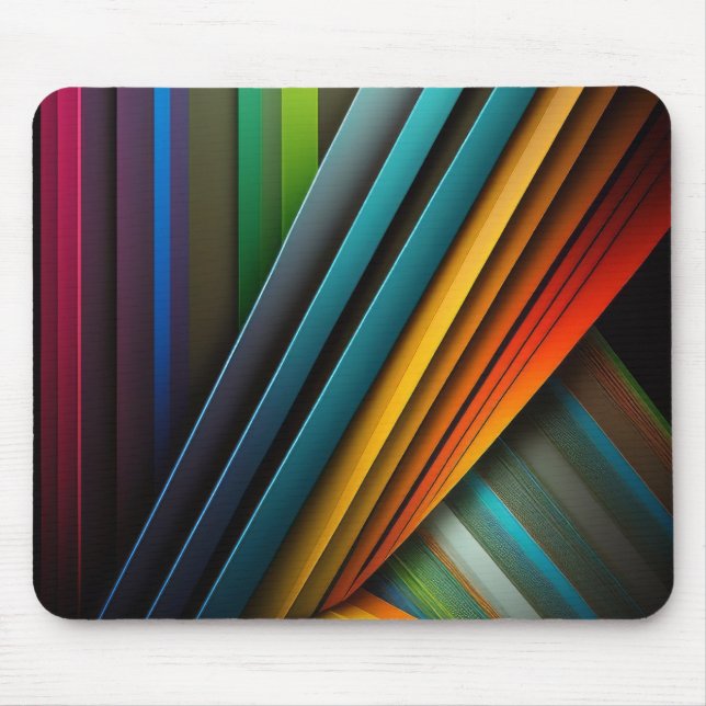 Abstrato Mouse Pad com multicores (Frente)