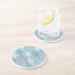 Abstrato Natal Árvore Padrão 2 Porta copos