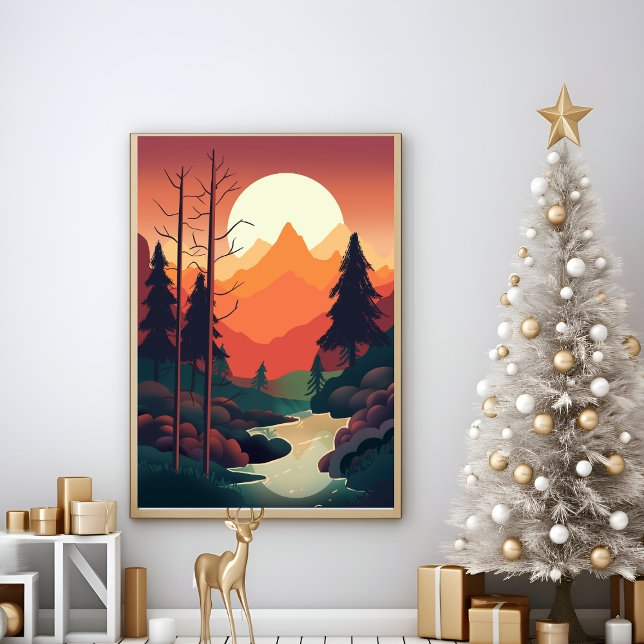 Abstrato Nature moderna arte de muro poster (Criador carregado)