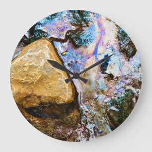 abstrato natureza ainda aquece grande relógio