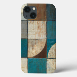 Abstrato no azul e no Brown