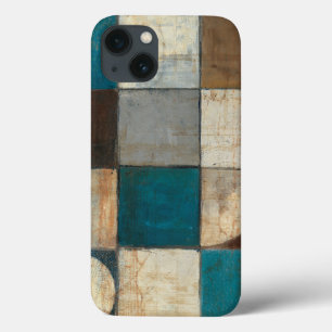 Abstrato no azul e no Brown