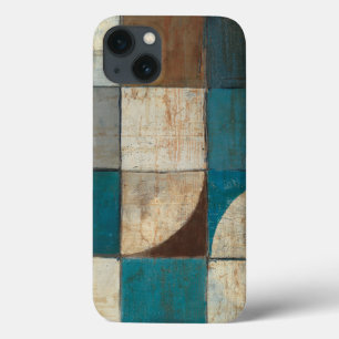 Abstrato no azul e no Brown