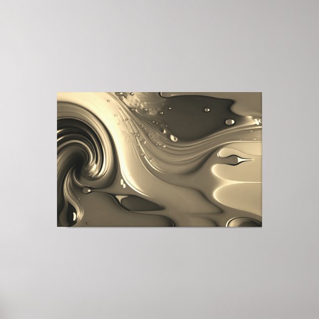 Abstrato Paint Driart Canvas Impressão (Frente)