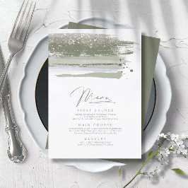 Abstrato Paint Trave no menu Wedding ID886