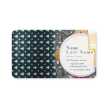 Abstrato Painters Modern Cartão de visita