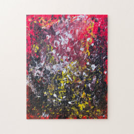 Abstrato Painting Jigsera Quebra-cabeça