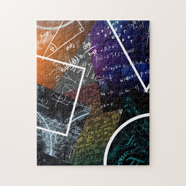 Abstrato Pi: Quebra-cabeça de Arte Matemática (Vertical)