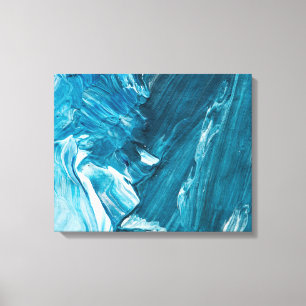 Abstrato pintando Canvas Premium (Brilho)