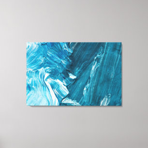 Abstrato pintando Canvas Premium (Brilho)