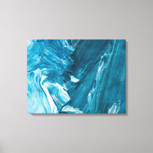 Abstrato pintando Canvas Premium (Brilho)