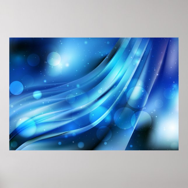 Abstrato poster azul (Frente)