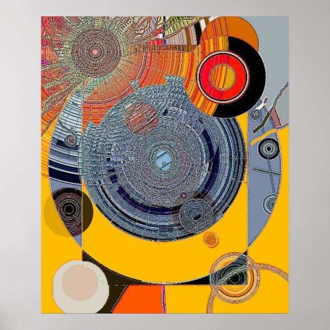 Abstrato Poster - Propaine (Frente)