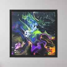 Abstrato Pour Art Canvas Home Decor