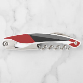 Abstrato preto e branco vermelho