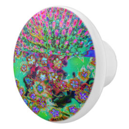 Abstrato psicodélico Groovy Roxo Sedum