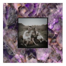 Abstrato púrpura Ametist Quartz, granito roxo