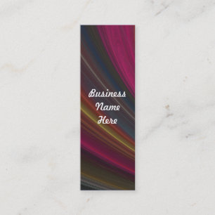 Abstrato Rainbow Swirl Cartões de visitas