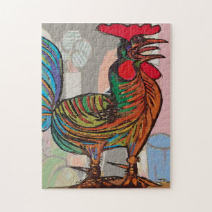 Abstrato Rooster, Chamada de manhã, Quebra-cabeça