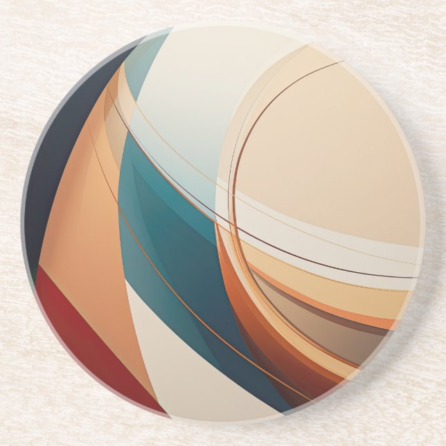 Abstrato Sandstone Porta copos (Frente)