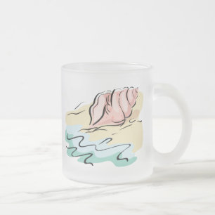 Abstrato Seashell Mugs, Canecas de cerveja e Canec