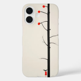 Abstrato sonhadora menina vermelha e um cobrir de 