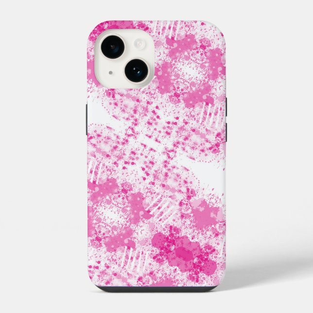 Abstrato Spray de tinta rosa (Verso)
