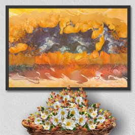 Abstrato Sunset 0612 Art Impressão