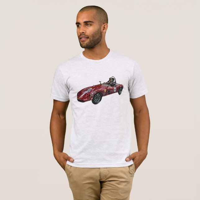 Abstrato T-Shirt Clássico Dançante (Frente Completa)