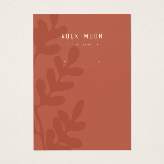 Abstrato Terracotta deixa a placa de vídeo (Frente)