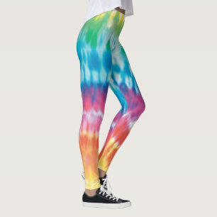 Abstrato Tie Dye Leggings
