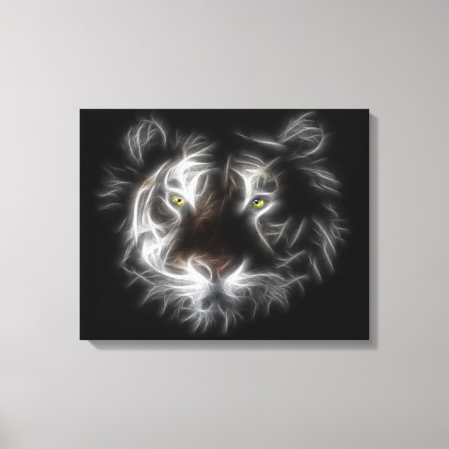 Abstrato Tiger Canvas (Frente)