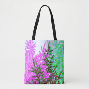 Abstrato Tote Bag de Árvores de Estilo Moderno