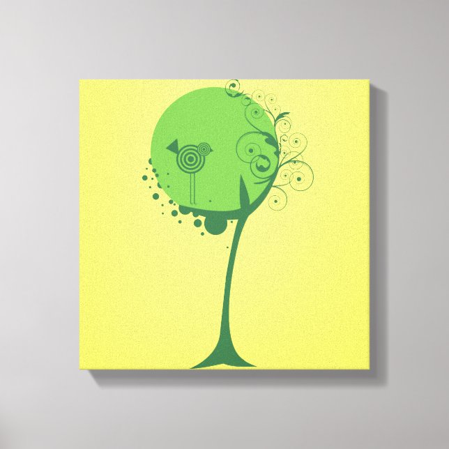 Abstrato Tree Canvas (Frente)