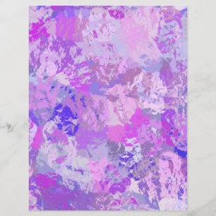 Abstrato Trendy Camo - Papel roxo roxo rosa