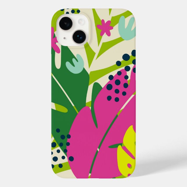 Abstrato Tropical Case-Mate capas de iphone (Verso)