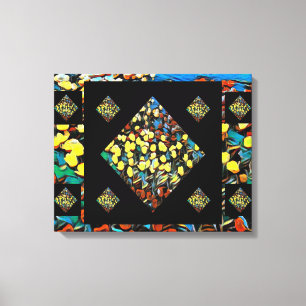 Abstrato Tulip Canvas Impressão c/ Sonhando (20 X 