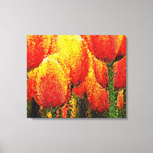 Abstrato Tulip Painting Art - Canvas