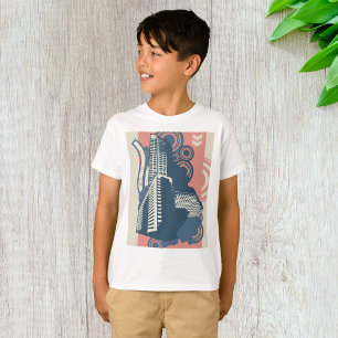 Abstrato Urban Background Boys T-Shirt