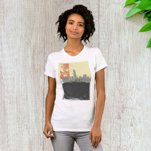 Abstrato Urban Background Womens T-Shirt