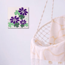 Abstrato verde e púrpura, fechamento e porta da fl