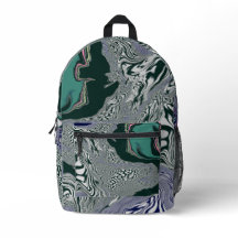 —Abstrato Verde Marble Swirl Art