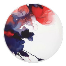 Abstrato Vermelho e Azul