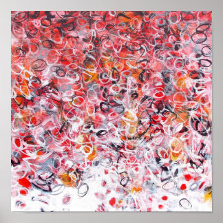 abstrato Vermelho,,, Impressão de Arte Moderna Bra