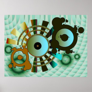 Abstrato ViNYL Poster