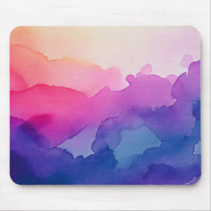 Abstrato Watercolor texture Mouse Pad