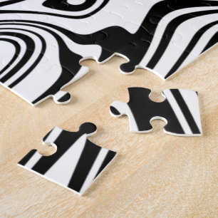 Abstrato Waves Quebra-cabeça - Cores personalizada