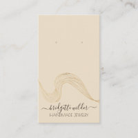 Abstrato Wavy Lines com Cartões de Exibição