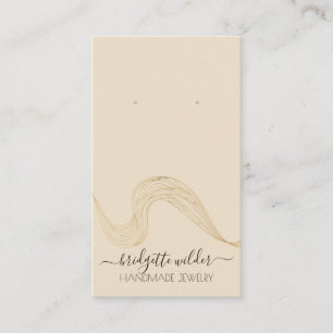 Abstrato Wavy Lines com Cartões de Exibição